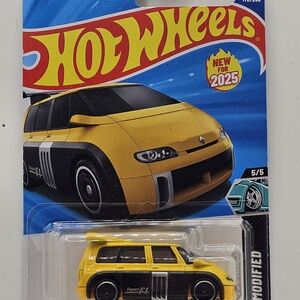 Hot Wheels HW Modified 5/5 Renault Espace F1 172/250 New For 2025 Yellow/Black